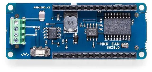 Main image of Arduino MKR CAN Shield [ASX00005]  CAN Bus Communication Shield for Arduino MKR Boards | Ideal for Automotive, Industrial, & IoT Applications