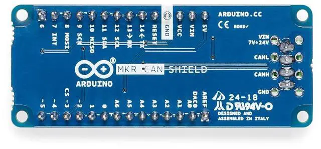 Alt view image 3 of 4 - Arduino MKR CAN Shield [ASX00005]  CAN Bus Communication Shield for Arduino MKR Boards | Ideal for Automotive, Industrial, & IoT Applications