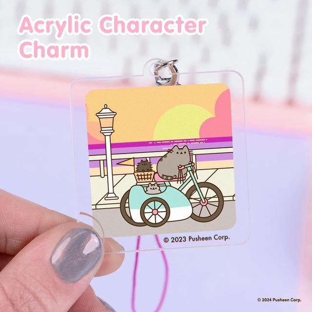 Alt view image 3 of 5 - Pusheen & Stormy AirPods Pro Case + Pusheen Summer Charm Keychain