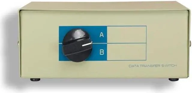 Main image of Kentek DB15 2 Way Manual Data Switch Box 15 Pin I/O AB Female Port for PC Game Joystick MAC Monitors MIDI Devices Peripherals