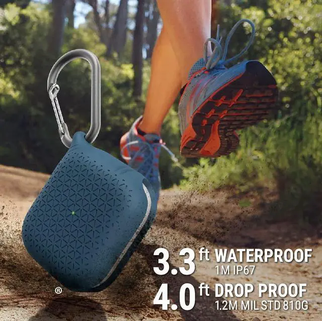 Alt view image 3 of 5 - Catalyst Vibe Series Waterproof Case for AirPods 3rd Generation, Silicone One Piece Design Case for AirPods 3, High Drop Protection Case for AirPods Gen 3, Compatible Wireless Charging