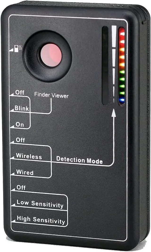 Main image of KJB RD-30 LawMate Pocket RF Detector, 3 Modes of Detections, Quickly Finds Hidden Cameras Using The Hidden Camrea Lens Finder, Can Detected Wired Cameras, Low and High Sensitivity