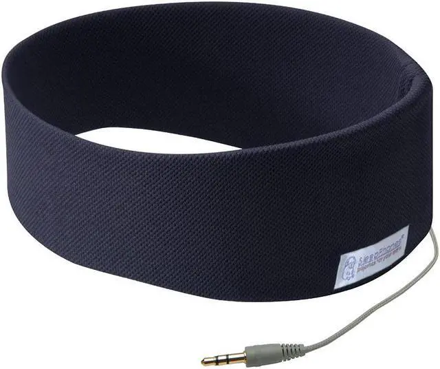 Main image of SleepPhones AcousticSheep Classic | Corded Headphones for Sleep, Travel, and More | The Original and Most Comfortable Headphones for Sleeping (Nighttide Navy - Breeze Fabric, Small)