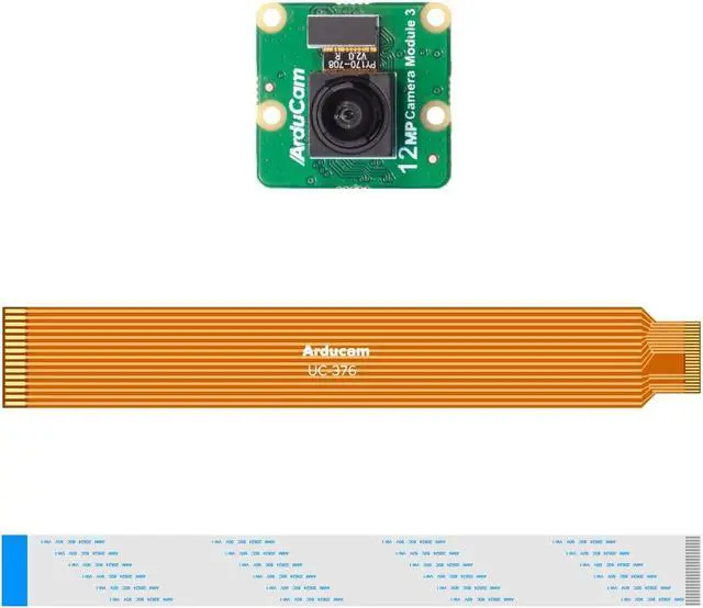 Alt view image 2 of 5 - Arducam for Raspberry Pi Camera Module 3, 12MP IMX708 102deg(H) Wide Angle Fixed Focus HDR Camera for Raspberry Pi 5, 4/4B, 3/2/Zero W