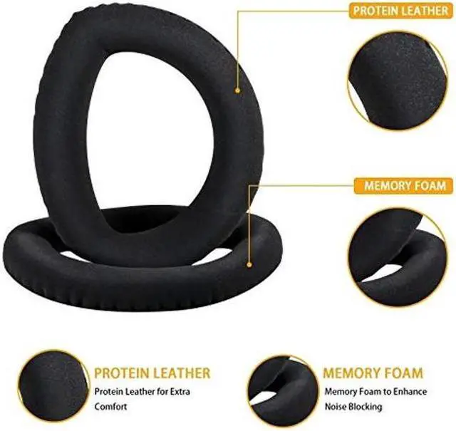 Alt view image 3 of 4 - HD800 Earpads by AvimaBasics | Premium Replacement Cushion Ear Pads Earpad Earmuff Foam Cups Repair Parts for Sennheiser HD800 HD 800 Headphones (1 Pair)