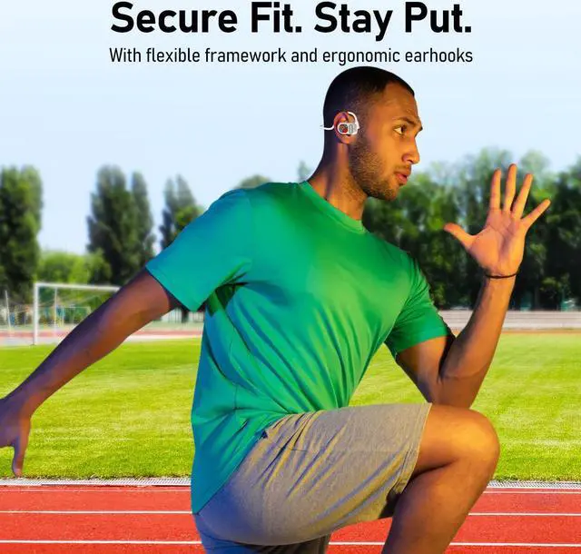 Alt view image 5 of 5 - Audiovance OpenComfy CF201 Next-Gen Running Headphones, Bluetooth Wireless Open Ear Headphones for Sports Gym Workout, 4-in-1 Advantages: Ultra Comfort, Premium Sound, Secure Fit, Ambient Awareness.