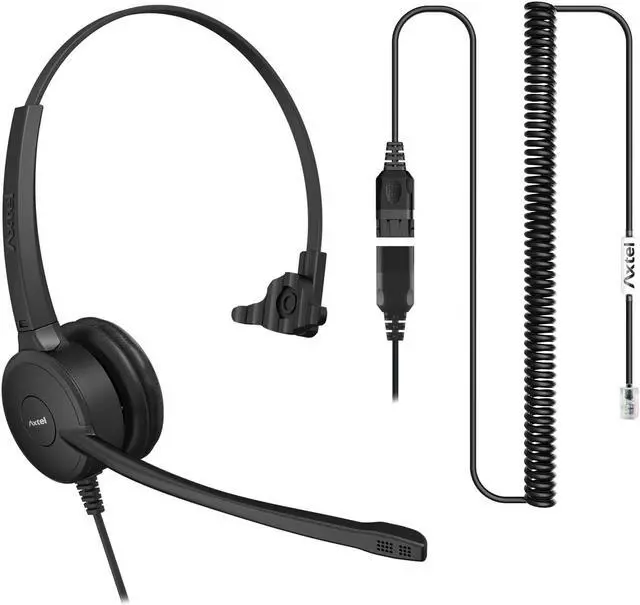 Main image of Axtel Bundle Prime Mono with AXC-04 Cable | Noise Cancellation - Compatible with Cisco 6900, 7800, 7900, 8800, 8900, 9900 Series Phones