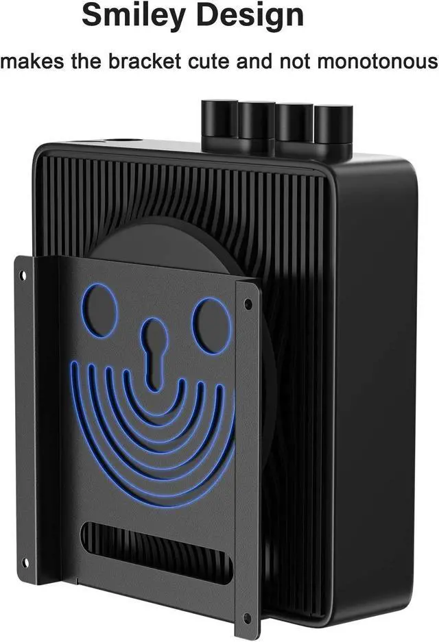 Alt view image 3 of 5 - Wall Mount for Sonos Amp Mount Slim Design Compatible with Sonos Wireless Amplifier Mounting Bracket with Ventilation Holes