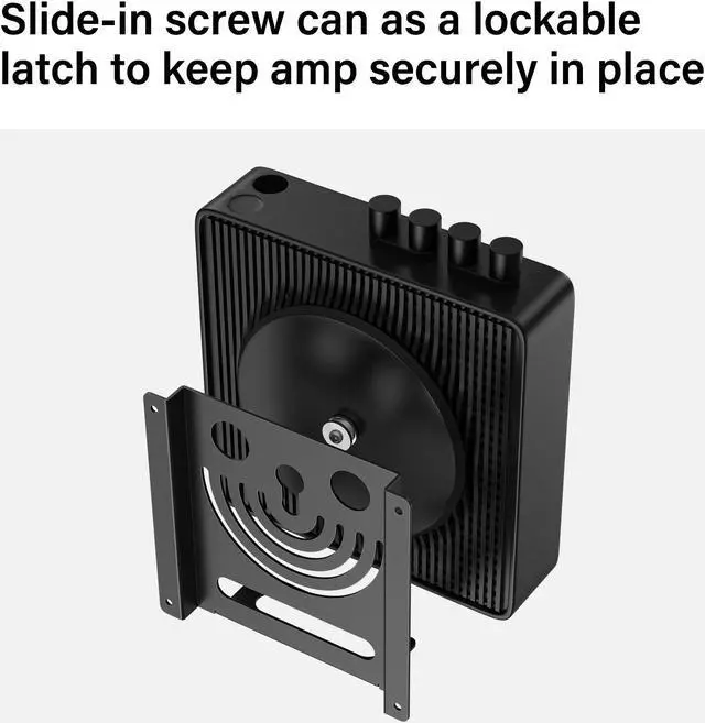 Alt view image 4 of 5 - Wall Mount for Sonos Amp Mount Slim Design Compatible with Sonos Wireless Amplifier Mounting Bracket with Ventilation Holes