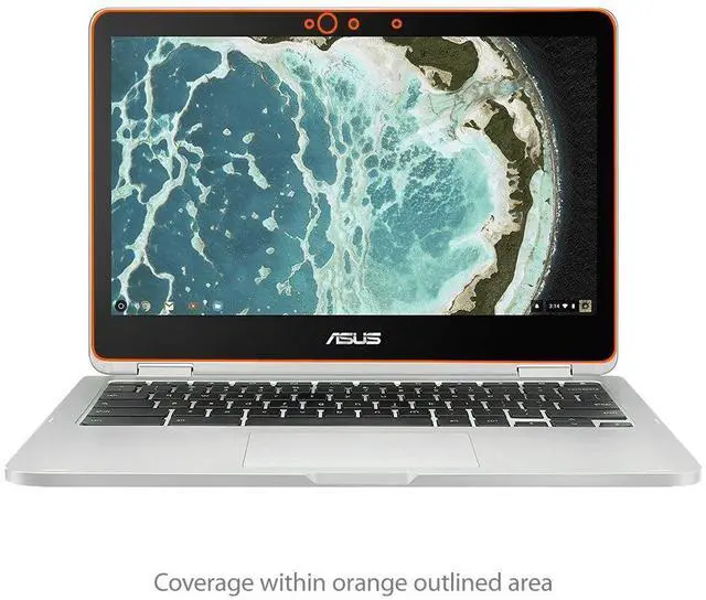 Alt view image 3 of 5 - BoxWave Screen Protector Compatible with ASUS Chromebook Flip C302CA - ClearTouch Anti-Glare (2-Pack), Anti-Fingerprint Matte Film Skin for ASUS Chromebook Flip C302CA