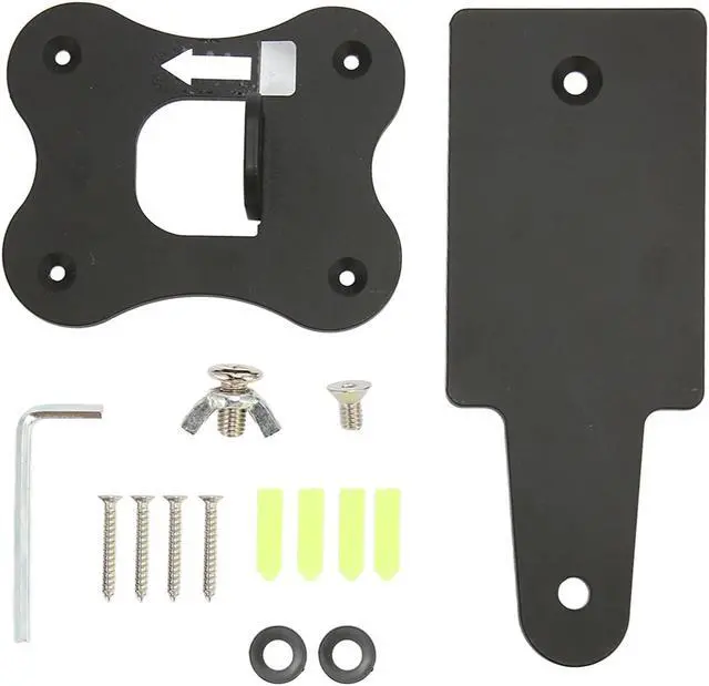 Alt view image 5 of 5 - Speaker Wall Brackets Mounting, Metal Wall Bracket for KEF LSX II HiFi Speakers, Rotate Left or Right to Adjust Angle, Comes with Screws, Easy Installation