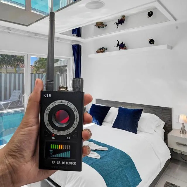 Alt view image 4 of 5 - Spy Spot Bug Detector Wired and Wireless Hidden Cameras and RF Finder