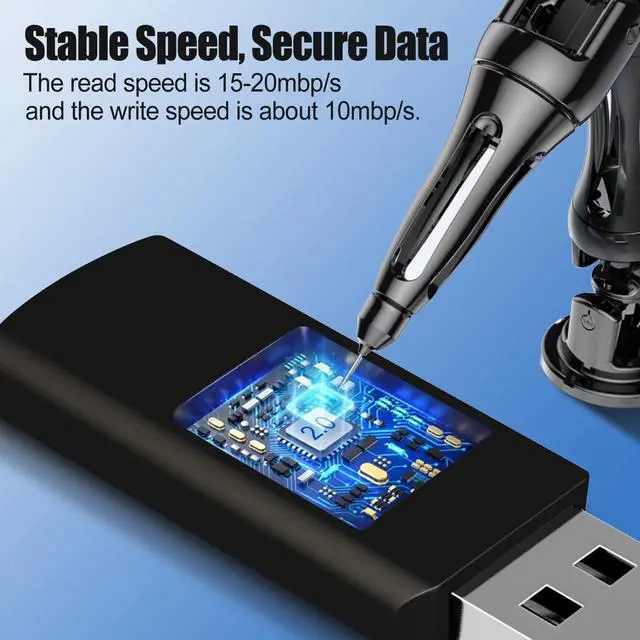 Alt view image 2 of 5 - EASTBULL 8GB USB Flash Drive Bulk Thumb Drives 20 Pack with Lanyards USB 2.0 Jump Drive 8GB Memory Sticks Zip Drive Pen Drive for Storage and Backup Blue 20PCS 8GB