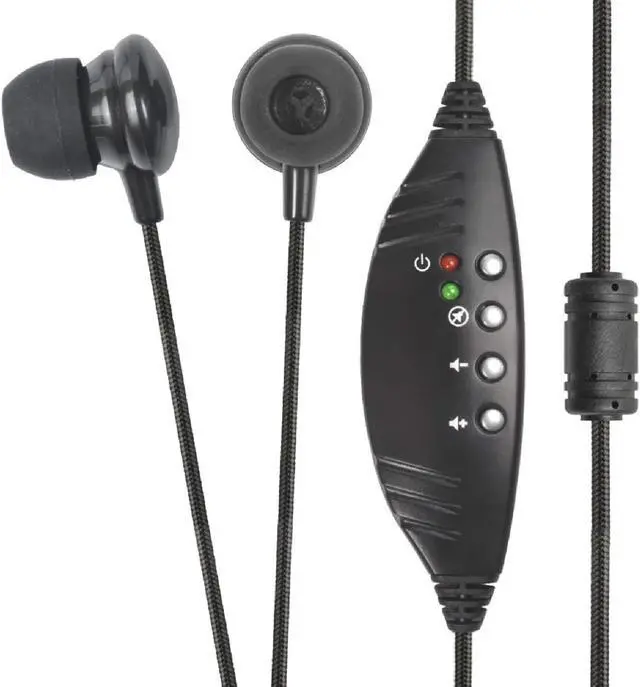 Main image of ECS WordSmith USB Transcription Headset, 7-Foot Cord, in-Ear Ear Bud with Silicone Ear Tips, Superior Comfort & Audio Clarity, External Sound Card, Medical & Legal Dictation, 3 Extra Pair of Ear Tips