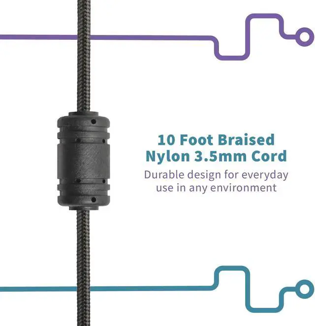 Alt view image 5 of 5 - ECS WordSmith USB Transcription Headset, 7-Foot Cord, in-Ear Ear Bud with Silicone Ear Tips, Superior Comfort & Audio Clarity, External Sound Card, Medical & Legal Dictation, 3 Extra Pair of Ear Tips