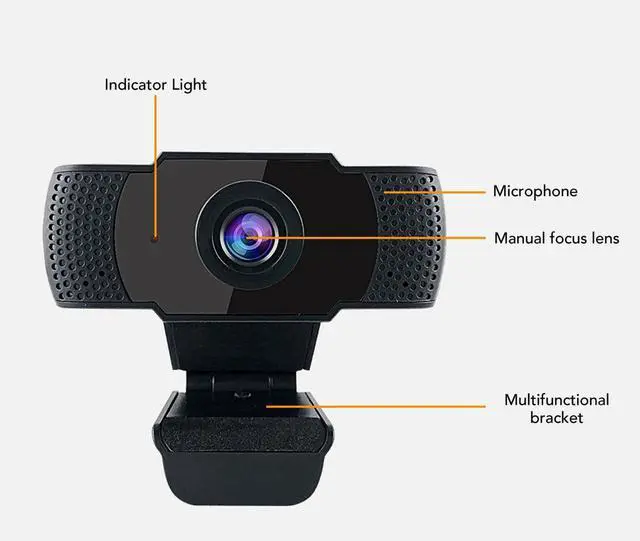 Alt view image 3 of 5 - 4K Webcam with Beauty Function, Plug and Play USB Camera, Variable Focus, for Live Streaming Meetings