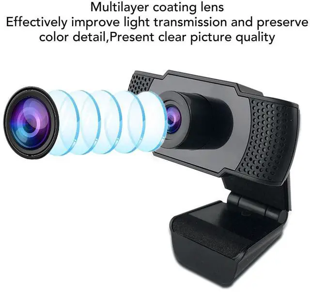 Alt view image 4 of 5 - 4K Webcam with Beauty Function, Plug and Play USB Camera, Variable Focus, for Live Streaming Meetings