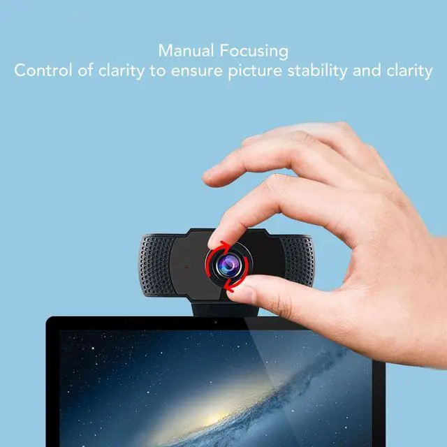 Alt view image 5 of 5 - 4K Webcam with Beauty Function, Plug and Play USB Camera, Variable Focus, for Live Streaming Meetings