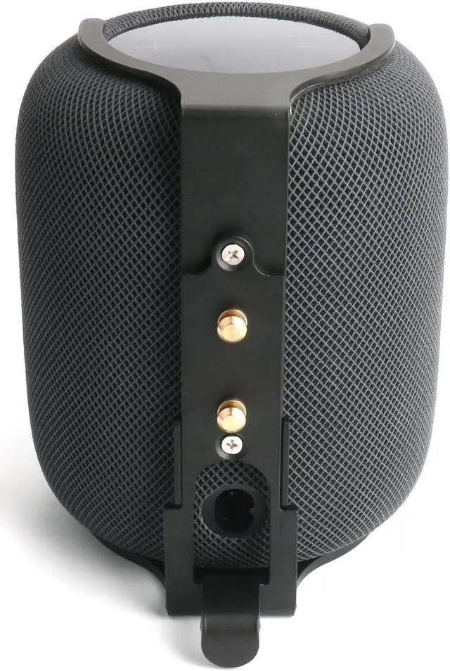 Alt view image 3 of 5 - HUAYUWA Black Adjustable Smart Speaker Wall Mount Hanging Hidden Wall Bracket for HomePod2 Audio