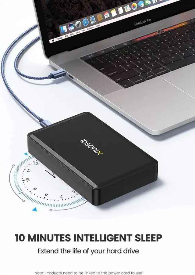 Main image of iDsonix M.2 NVMe SSD Case Hard Drive Enclosure NVMe SSD USB C 3.1 Ultra 10G Speed External HDD Caddy Tool-Free Design for UASP, M.2 NVMe SATA Suitable for Routers, PS4 - Rose Gold