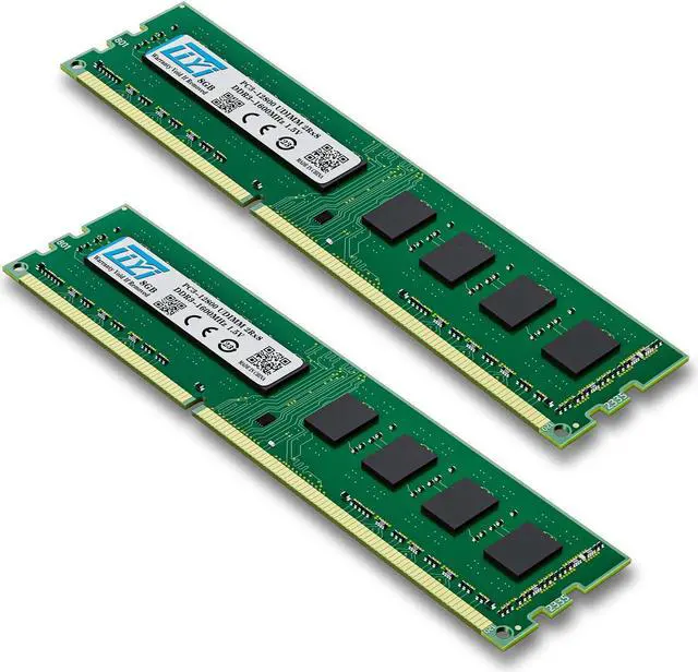 Alt view image 2 of 5 - LIYI DDR3 RAM 16GB Kit (2x8GB) 1066MHz PC3-10600S CL9 Unbuffered Non-ECC 1.5V 2Rx8 Dual Rank Channel 240 Pin UDIMM PC Computer Desktop Memory Modules Ram SDRAM Upgrade