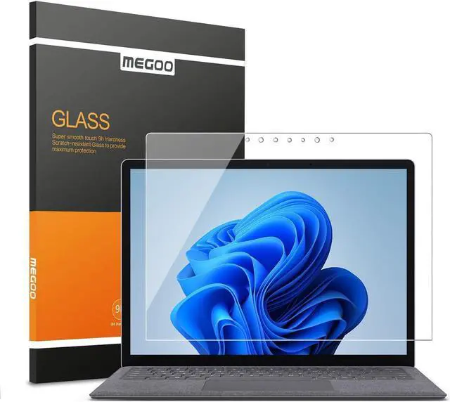 Main image of Megoo Screen Protector for Microsoft Surface Laptop 6/5/4/3 (15 inch), Tempered Glass/Anti Shatter/Anti scratch/Smudge Resistant/HD Clear, Support Surface Pen