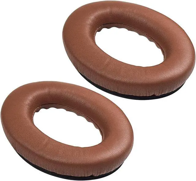 Alt view image 4 of 5 - MOLGRIA Lambskin Ear Pads Cushion, Replacement Sheepskin Earpads for Bose Quiet Comfort QC 35 II QC35 QC35ii QC15 QC25 QC2 AE2 SoundLink SoundTrue Headphones(Chocolate)