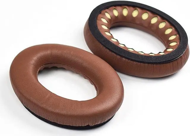 Alt view image 5 of 5 - MOLGRIA Lambskin Ear Pads Cushion, Replacement Sheepskin Earpads for Bose Quiet Comfort QC 35 II QC35 QC35ii QC15 QC25 QC2 AE2 SoundLink SoundTrue Headphones(Chocolate)