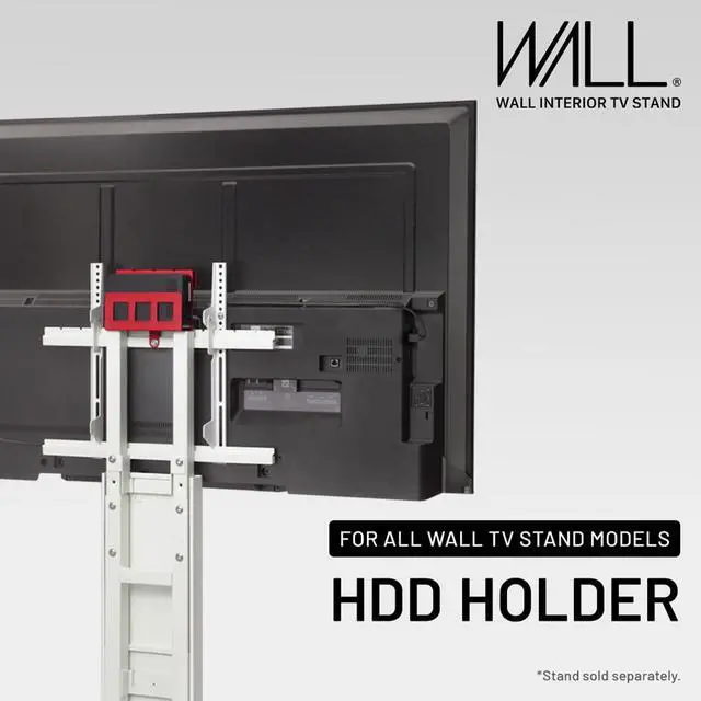 Alt view image 2 of 5 - WALL HDD Hard Disk Drive, Streaming Device, Router, Modem Holder for All WALL TV Stand Models