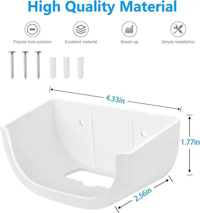 Alt view image 4 of 5 - Wall Mount for eero 6, Screwless VHB Holder for Mounting eero 6 Dual-Band mesh Wi-Fi 6 Without Drilling (Strongly Adhesive, 2 Pack)