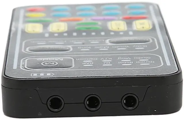 Alt view image 4 of 5 - Voice Changer, Handheld Portable Microphone Voice Disguiser Modulator, for PS4PS5 XBOXONE SwitchPC and PUGB Gaming Phone Computer PC Tablet, Live Sound Card