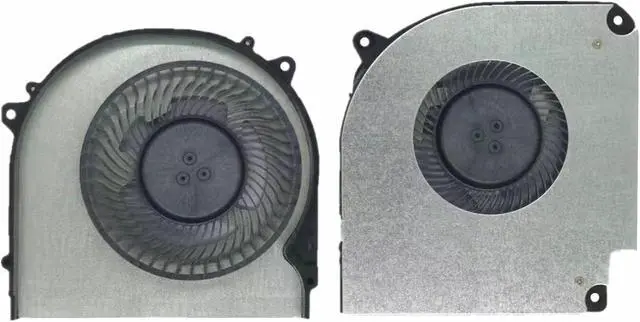 Alt view image 2 of 2 - QUETTERLEE Replacement New Laptop CPU + GPU Cooling Fan for CLEVO NH50EA NH50RA Series EGC-77110V1-0AH EFC-70110V1-0AH DC5V 0.5A Fan