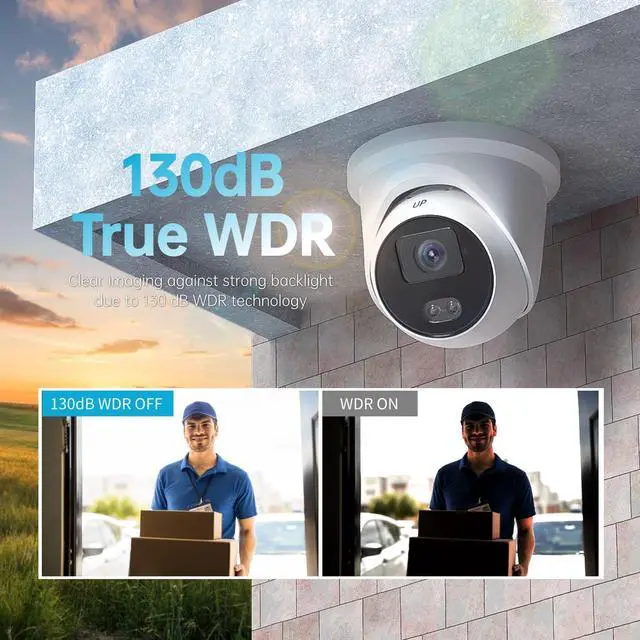 Alt view image 5 of 5 - DS-2CD2347G2-LU 4mm HIK 4MP Color-VU PoE IP Camera, Outdoor Indoor Turret Network Camera with Human/Vehicle Detection, 24/7 Colorful Image, Built-in Mic, Compatible with Hik NVR, IP67 Waterproof