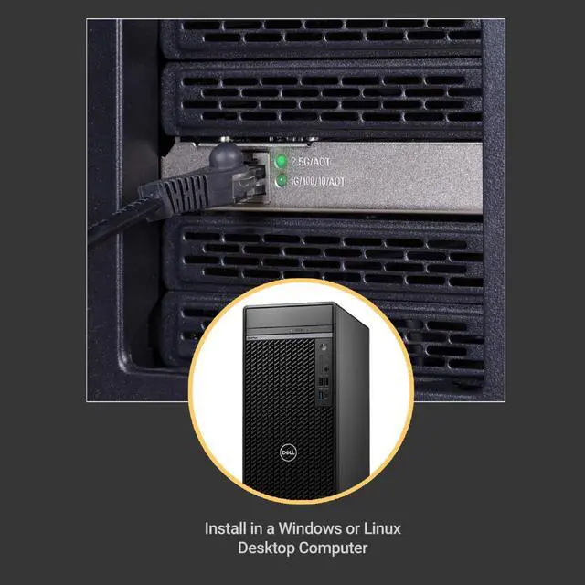 Alt view image 4 of 5 - Sonnet SOLO2.5G PCIe Card (Windows & Linux)