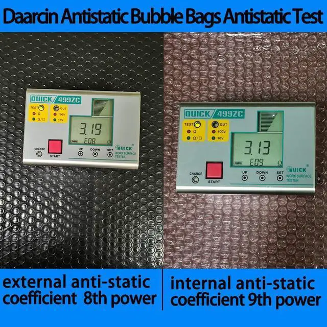Alt view image 5 of 5 - Daarcin 10pcs 11.8x15.7in/30x40cm Large AntiStatic Bubble Bags, Static Shielding Bag for Motherboard Graphic Card or Sensitive Electronic Components