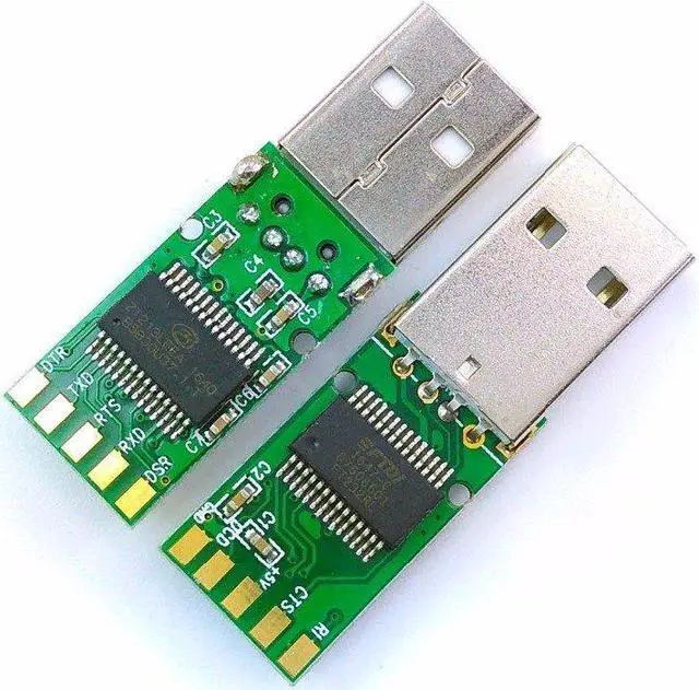 Alt view image 5 of 5 - USB serial db9 ft232r USB rs232 null modem cable pc control tv cable (2-TXD(yellow), 3-RXD(orange),5-GND(GND), 7-CTS(green),8-RTS(brown), 1/4/6/9-NC)