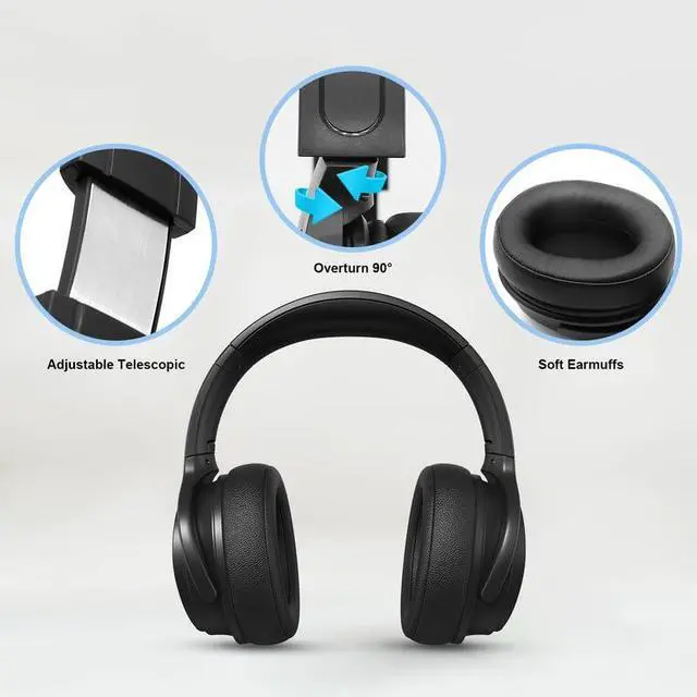 Alt view image 5 of 5 - WMSZMSM Extra Long Cord Wired Headphone for TV and PC for TV Watching for Seniors with Volume Control Wired Headphones with Long Cord Length(9.8FT)