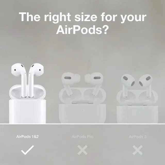 Alt view image 5 of 5 - Woodcessories - Sustainable case Compatible with AirPods 1 & 2 Gen. Cover, Black