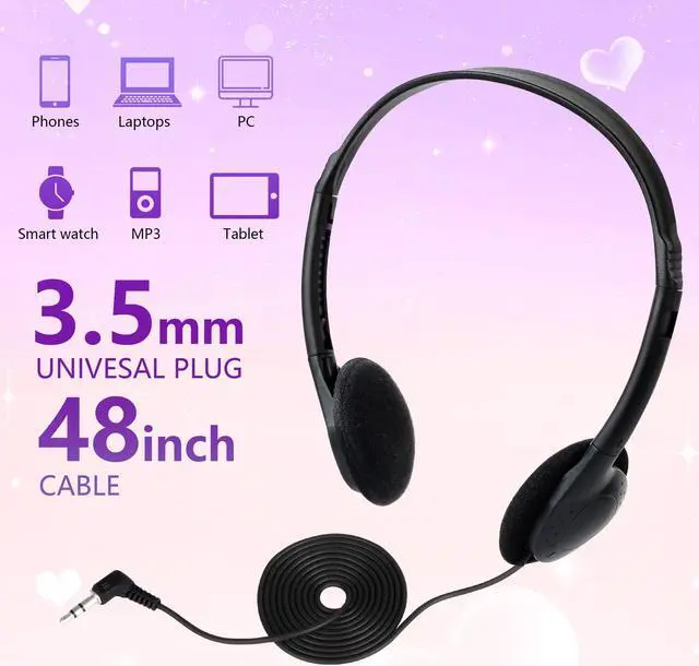 Alt view image 5 of 5 - YFSFQS Kids Headphones Bulk 30 Pack for School Students Children Teen Boys Girls, Wholesale Disposable Headphones for Classroom Earphones (Black)