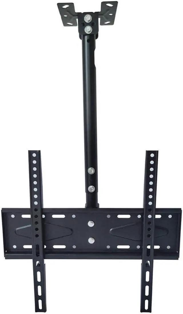Alt view image 2 of 5 - Yuarisx Ceiling TV Mount Adjustable Bracket Fits Most Plasma Flat Screen Display LED LCD OLED TVs 26 to 55 inch, Mounting Holes 400x400mm