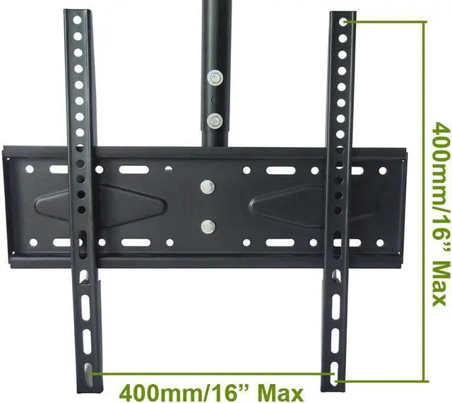 Alt view image 3 of 5 - Yuarisx Ceiling TV Mount Adjustable Bracket Fits Most Plasma Flat Screen Display LED LCD OLED TVs 26 to 55 inch, Mounting Holes 400x400mm