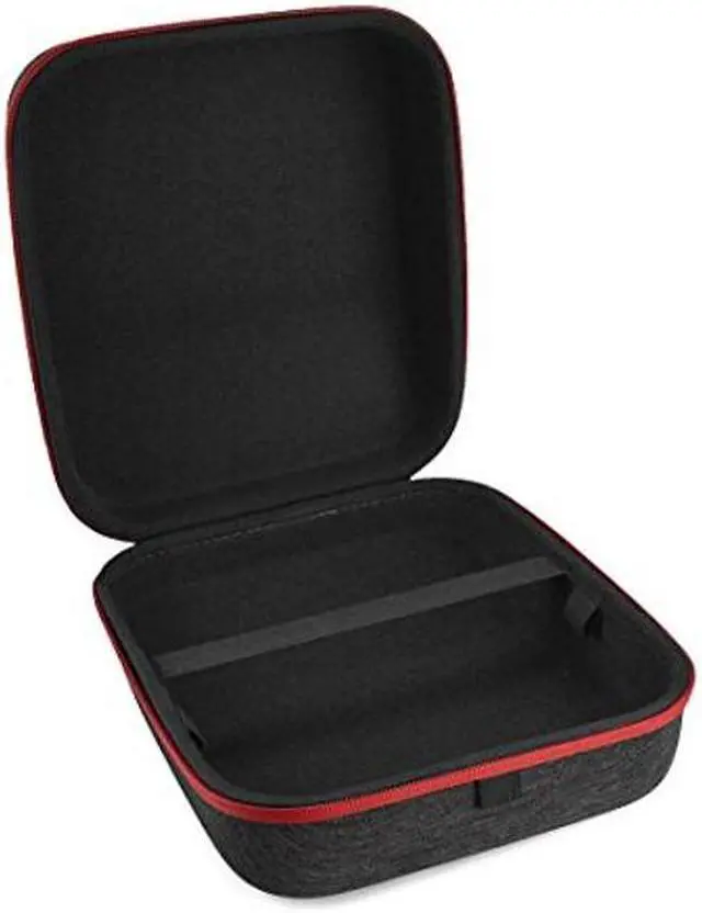 Alt view image 2 of 5 - Geekria Shield Headphones Case Compatible with HiFiMAN SHANGRILAjr, DevaPro, DEVA, SundaraC, Sundara, Arya, Ananda Case, Replacement Hard Shell Travel Carrying Bag with Cable Storage (Dark Grey)