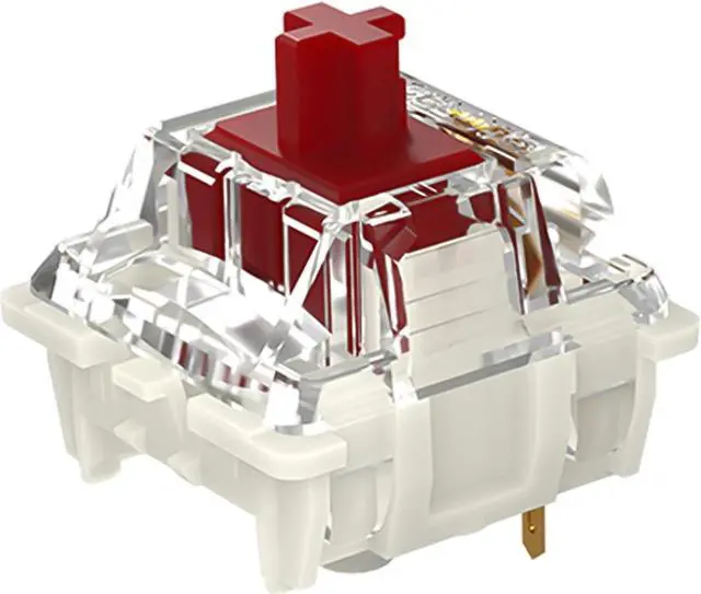 Main image of DRAOZA Gateron Pro 2.0 Switch 3-Pin Prelubricated RGB Yellow Red Brown Compatible MX Mechanical Keyboard (108pcs Pro 2.0 Red)