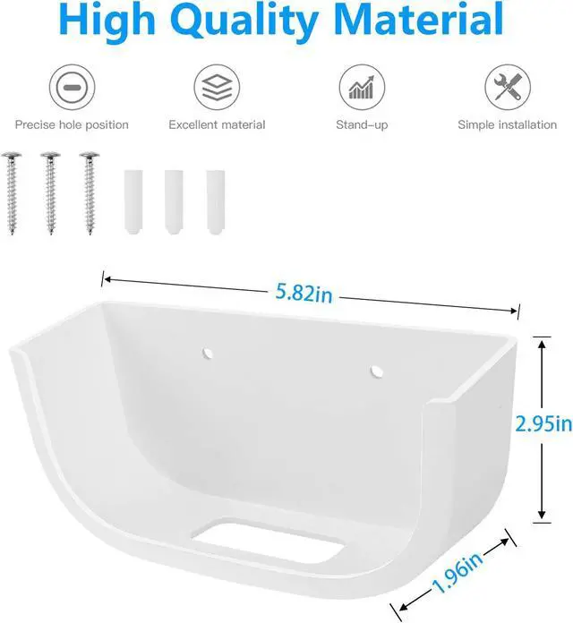 Alt view image 5 of 5 - Screwless Wall Mount for eero Pro 6 tri-Band mesh Wi-Fi 6 Router Holder, No Tools Required, No Drilling, Easy to Install, Strong VHB Adhesive Mount by HOLACA (2 Pack)