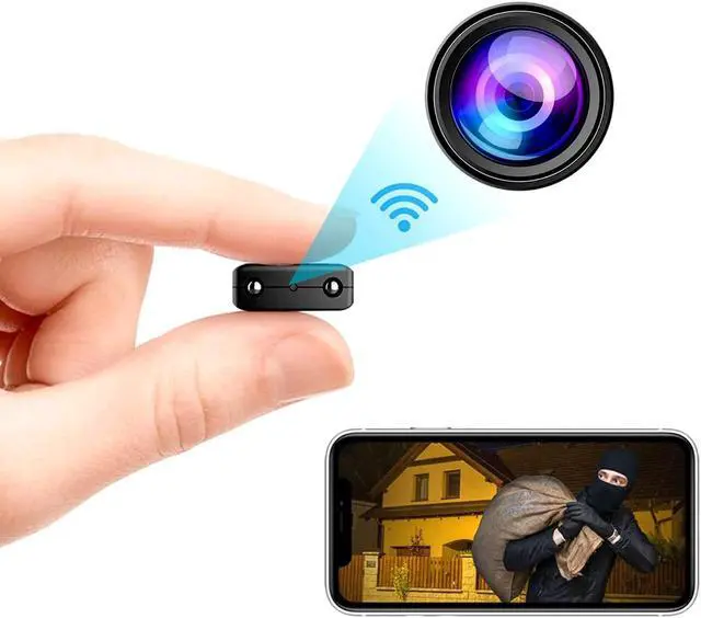 Main image of Pyzzia Hidden Camera for Spy Small WiFi Hidden Camera 1080P HD Smart Home Cameras Mini Cameras Nanny Cam with Motion Sensor Night Vision App Control Cellphone Control No Battery No Need Wi-Fi