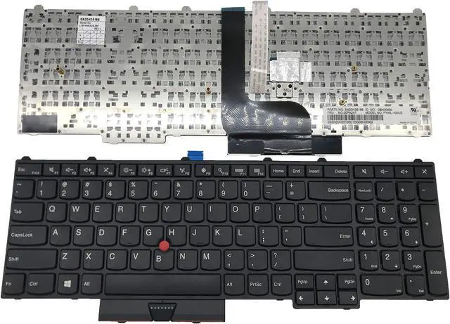 Main image of Sierra Blackmon US Layout Notebook Keyboard for ThinkPad P50 p51 p70 Series Black Framed with no Backlight and Remote Control Lever