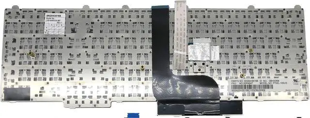 Alt view image 3 of 5 - Sierra Blackmon US Layout Notebook Keyboard for ThinkPad P50 p51 p70 Series Black Framed with no Backlight and Remote Control Lever