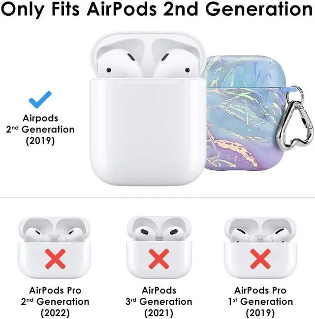 Alt view image 2 of 5 - Velvet Caviar Compatible with AirPods Case 2nd and 1st Generation - Cute Protective Hard Cover for Women - Butterfly Dreams