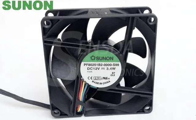 Main image of Original For Sunon PF80251B2-0000-S99 12V 3.4W 8025 80mm 8cm PWM tempreture control axial cooling fans