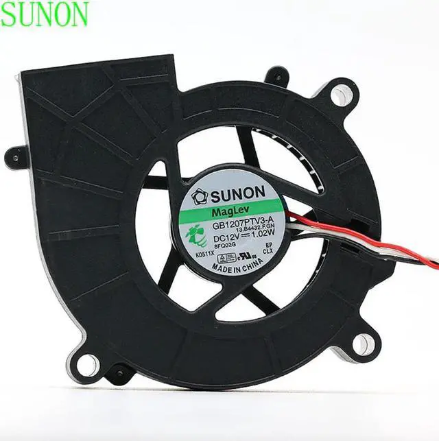 Main image of Original For Sunon GB1207PTV3-A 12V 1.02W 7025 7CM 3 wire projector turbofan blower cooling fan